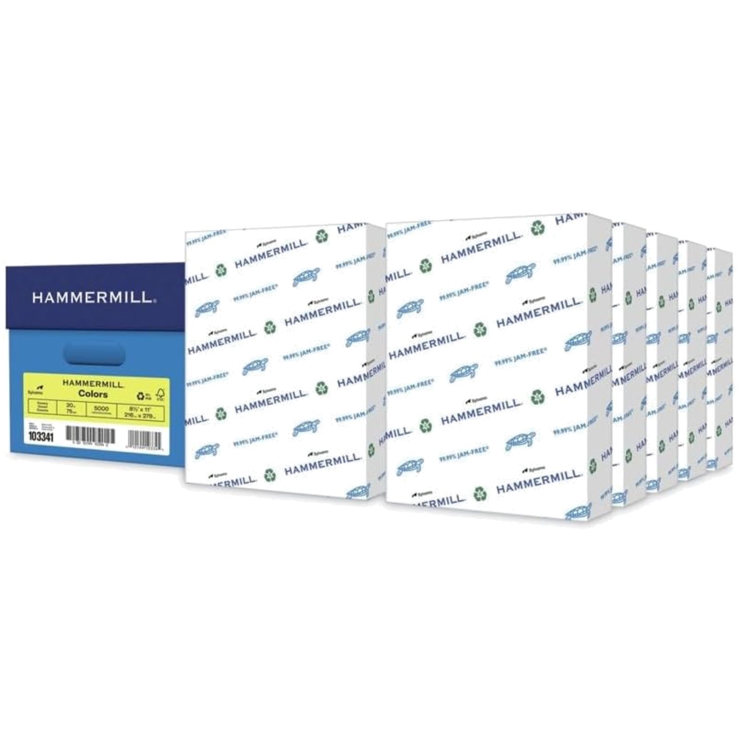 High-Quality Canary Yellow Copy Paper – 8.5×11, 5000 Sheets