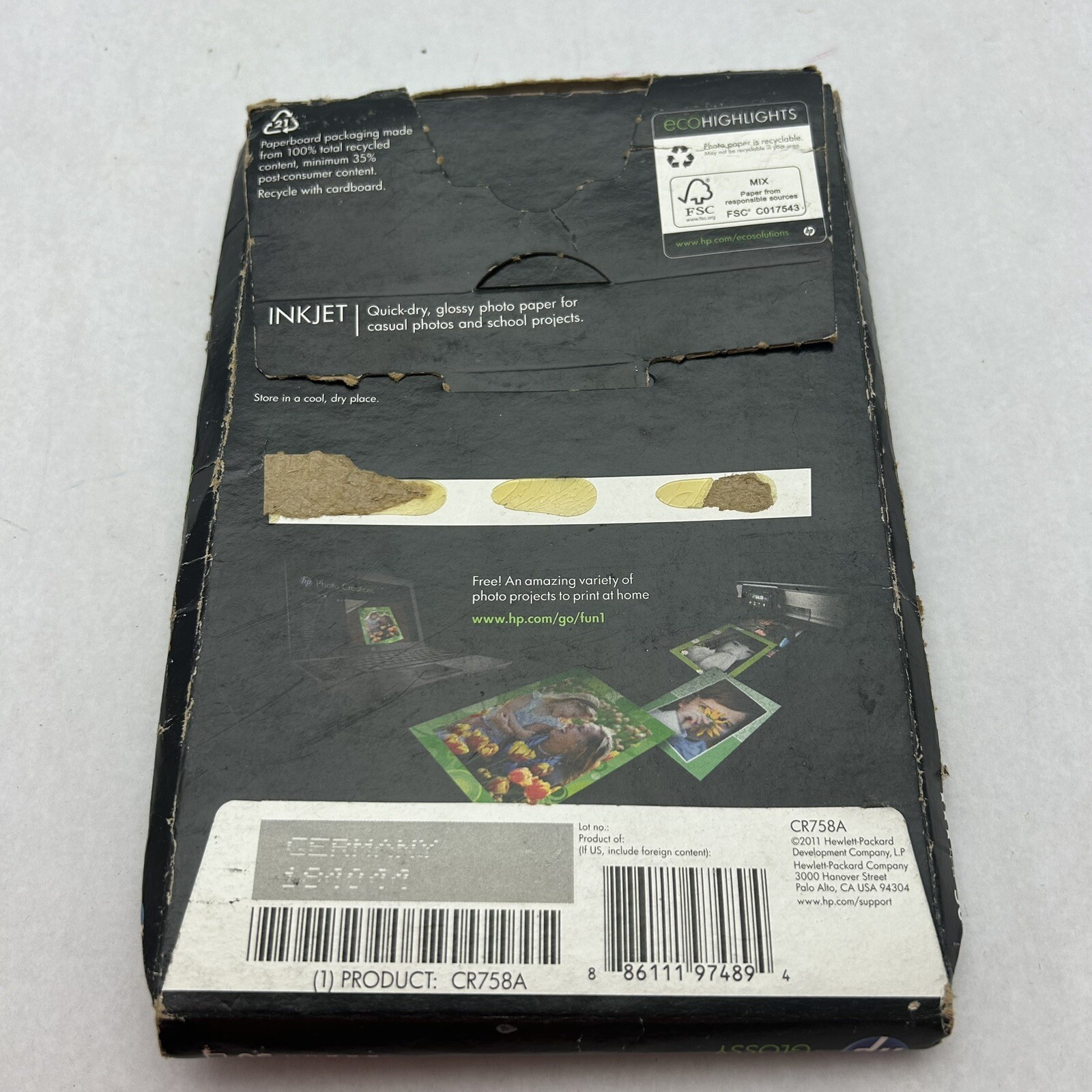Packs 50 Sheets ea Glossy 4 x 6″ 102 x 152 mm