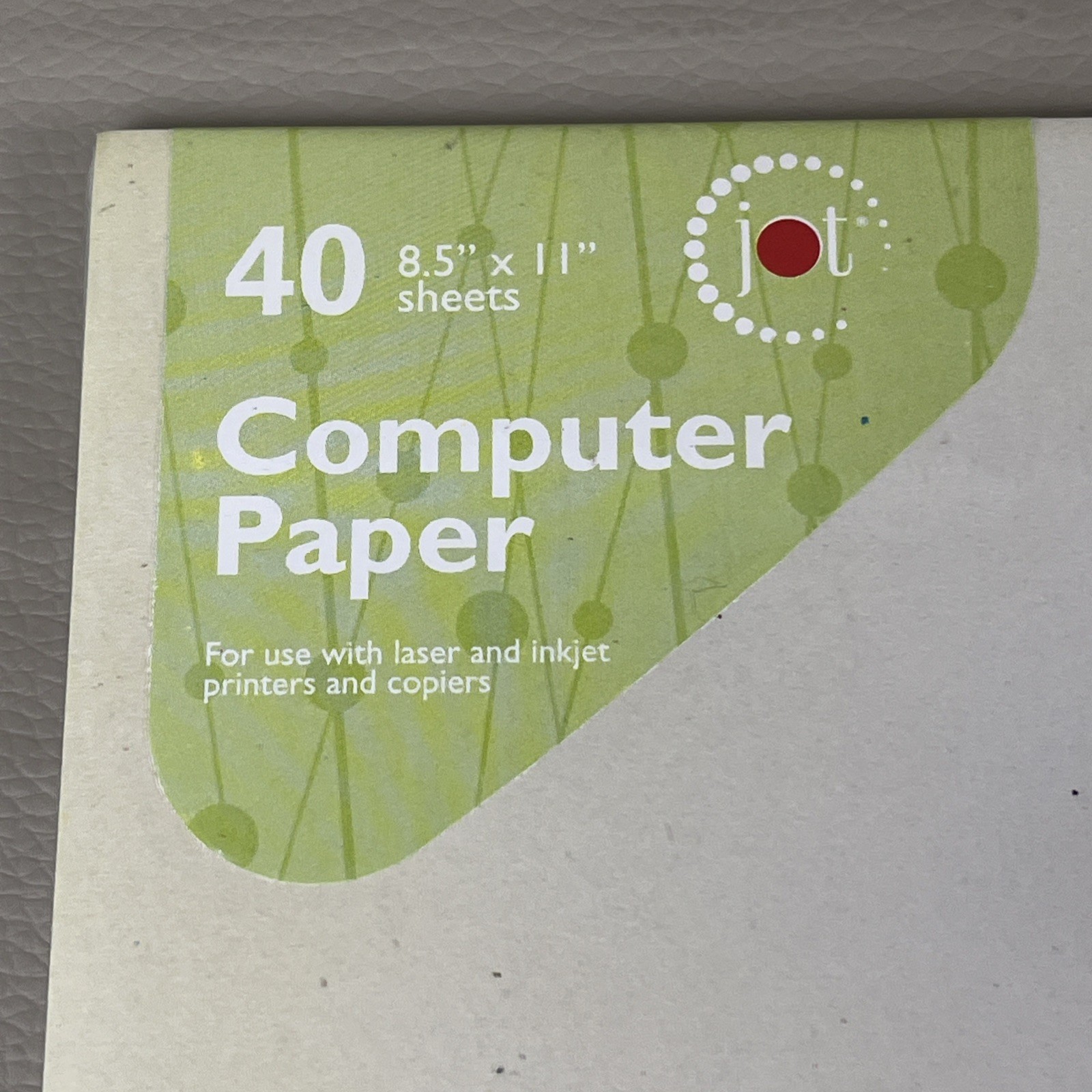 Computer Printer Paper 40 Sheets 8.5″ x 11″ Greenbrier Fall Leaves Vintage