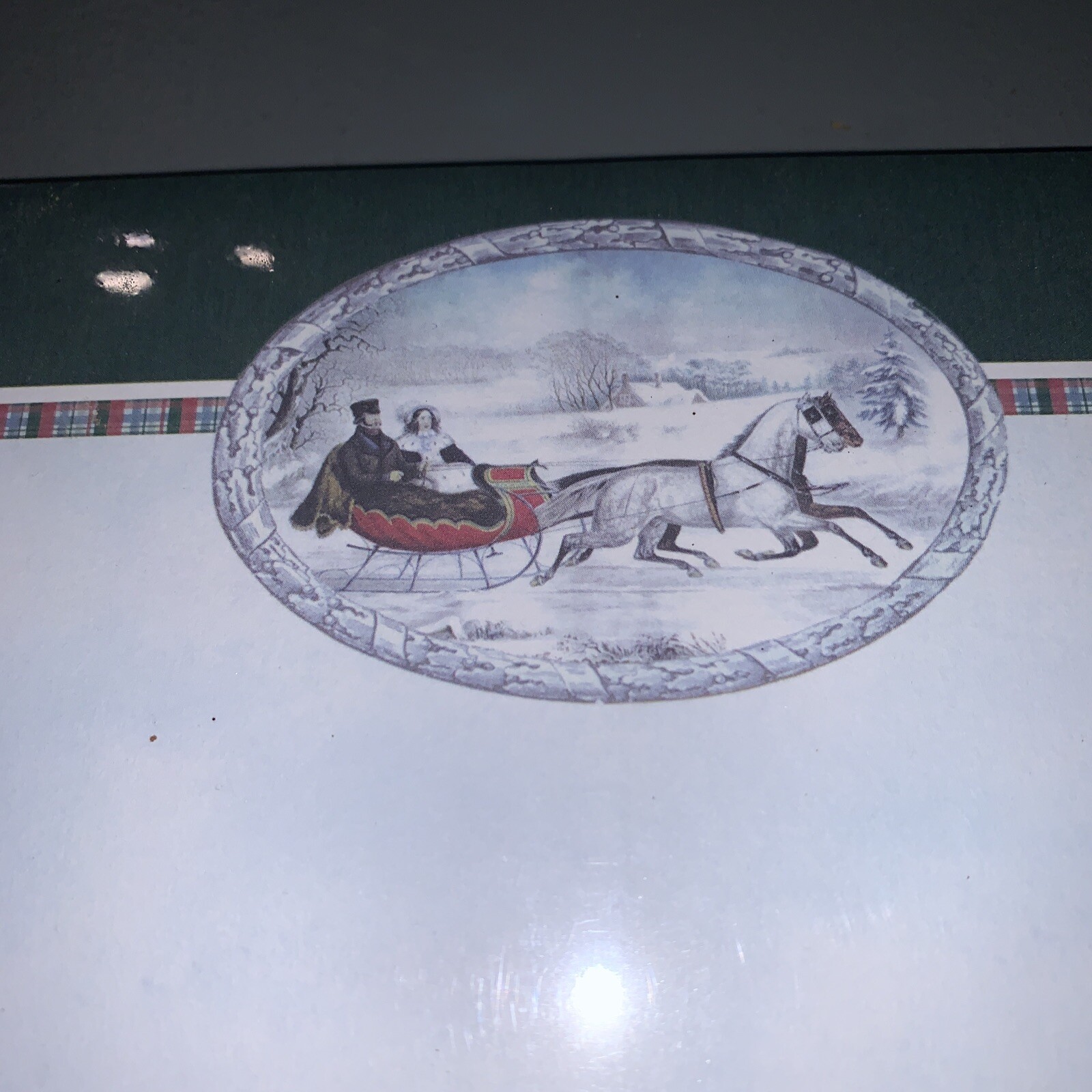Geographics 50 Count Letterhead Road Winter Currier and Ives