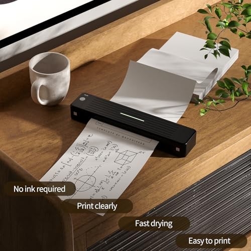 8.5 x 11 Thermal Printer Paper, 100 Sheets, US Letter Size, Compatible with JADE