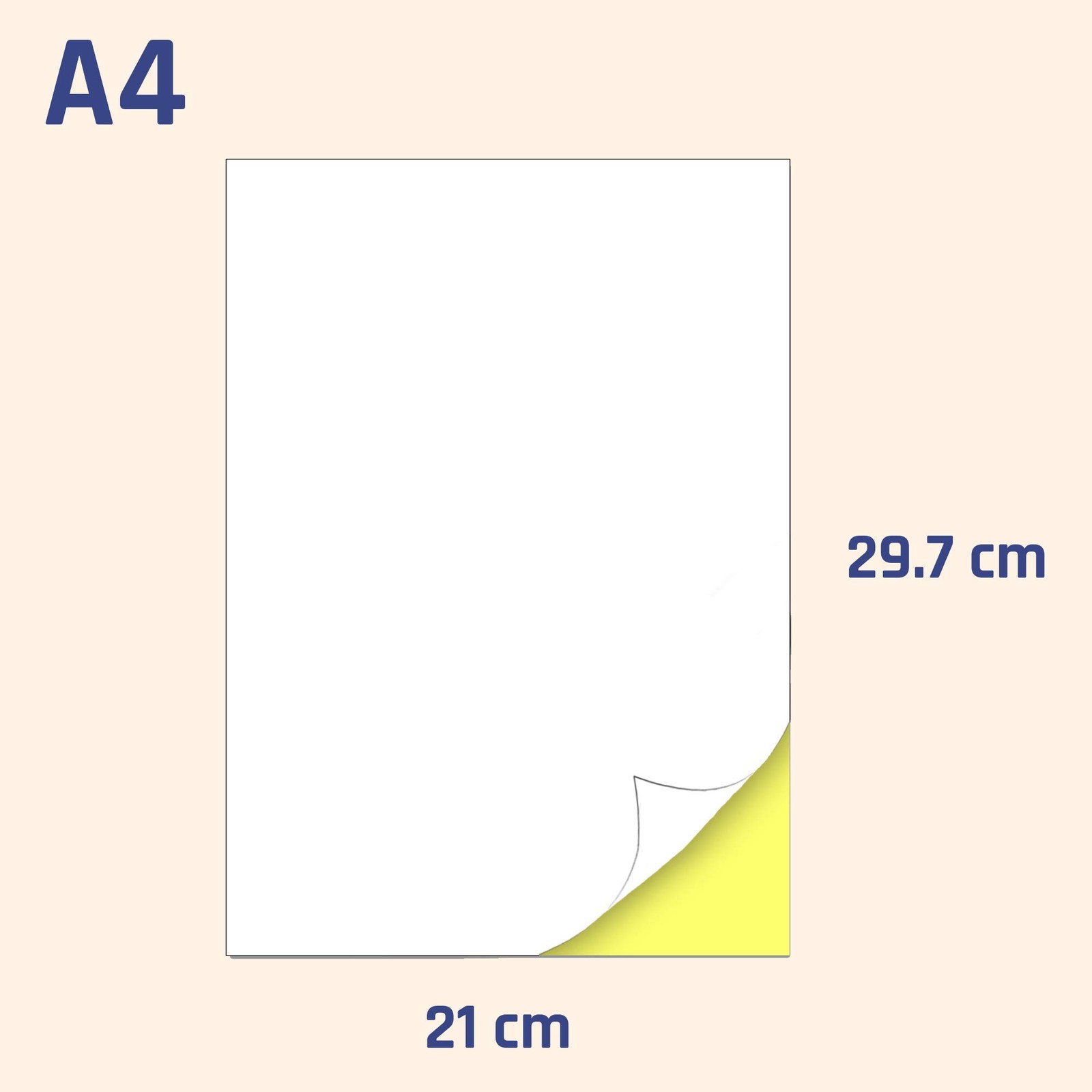 150 Sheets Sticker Paper for Printing A4, Labels Self Adhesive Printable Ba…