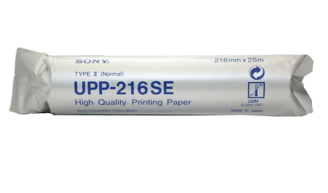 Genuine SONY Thermal Print Paper UPP-216SE (1 Opened/Unused Roll)