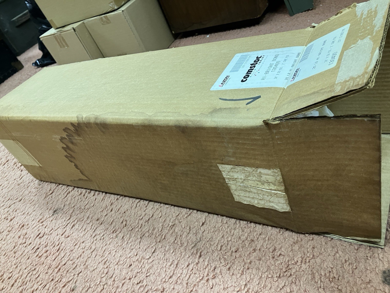 20 LB HI-BRIGHT BOND PLOTTER PAPER 24” X 150’ / COMSTOC INKJET / AZON / 4 ROLLS