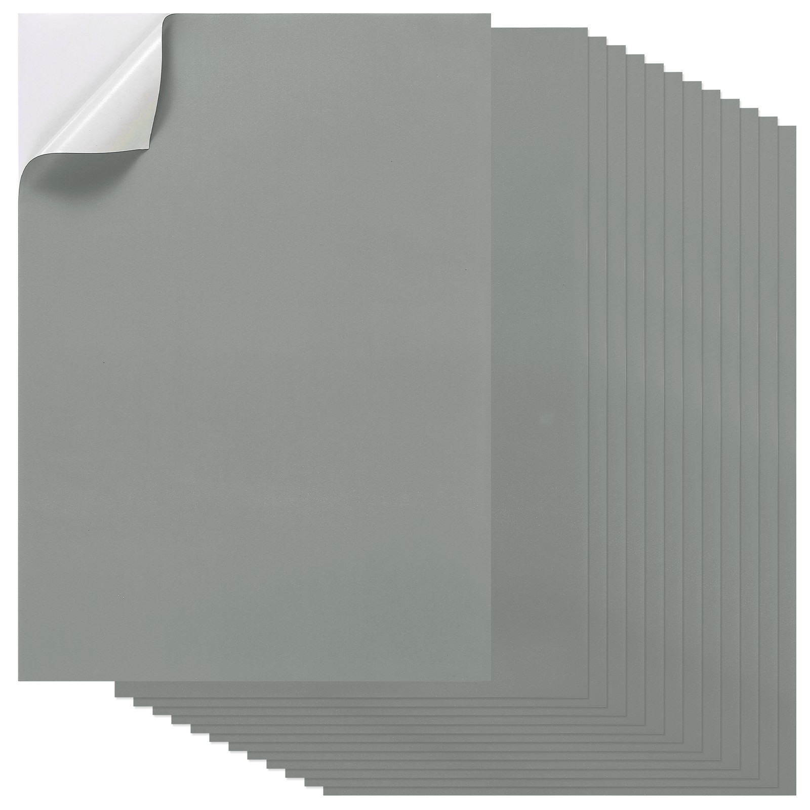 20 Complete Sticker Sheets for A4 Labels, For Shipping, Grey