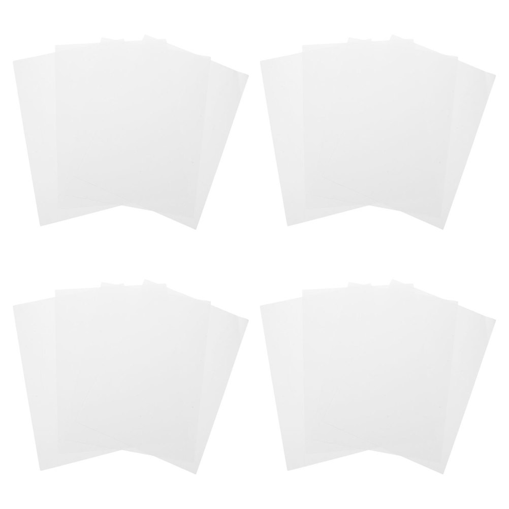 50 Pcs Matte Sticker Paper Labels for Printer Peel and Bin Organization
