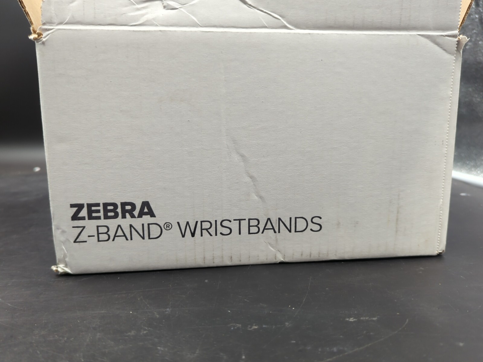 Box of 6: Zebra: Z-Band UltraSoft Wristband: P/N 10015355K: Cartridge Kit: White