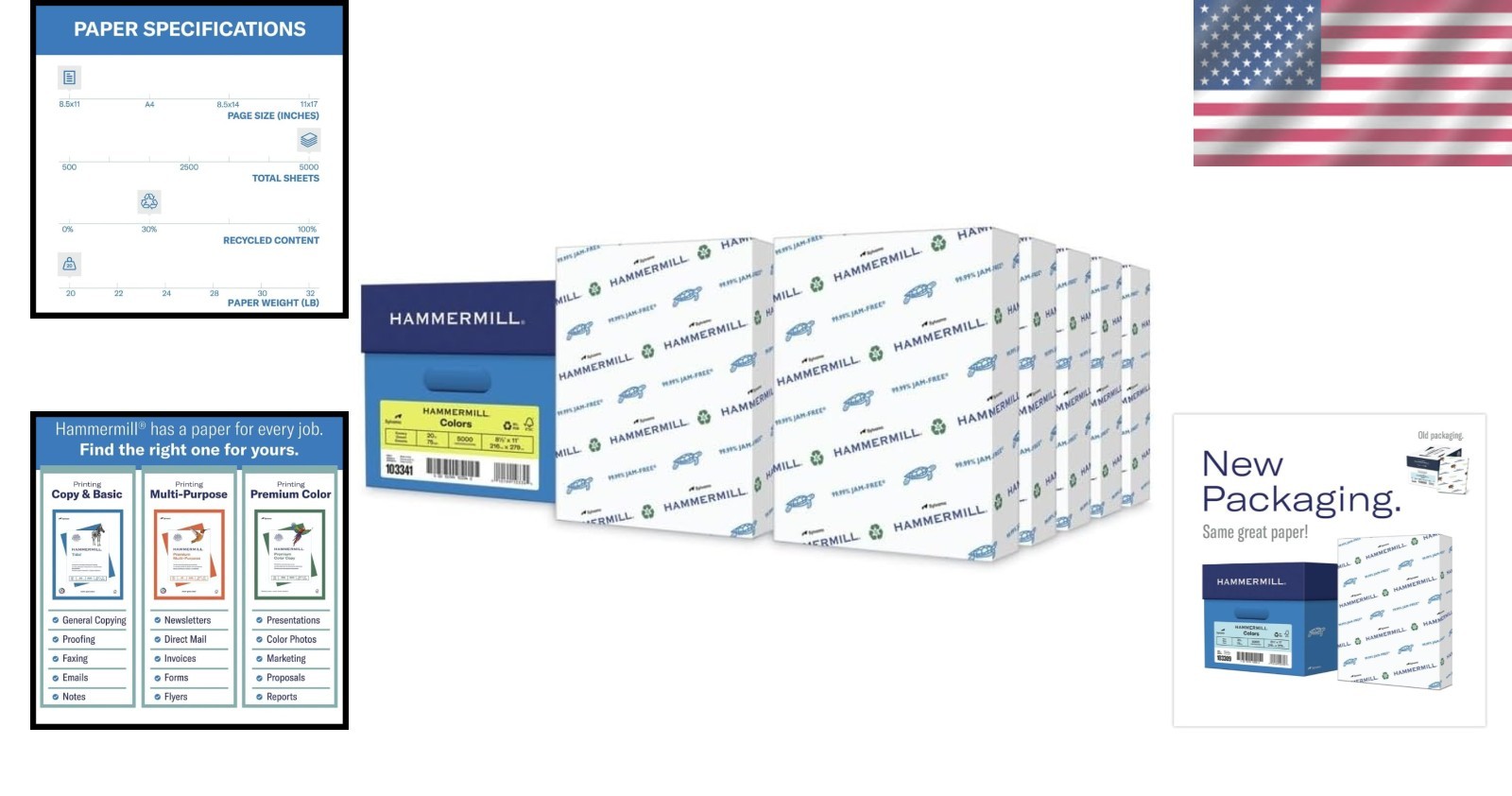 Canary Yellow Paper – 8.5 x 11 – 5000 Sheets – Eco-Friendly
