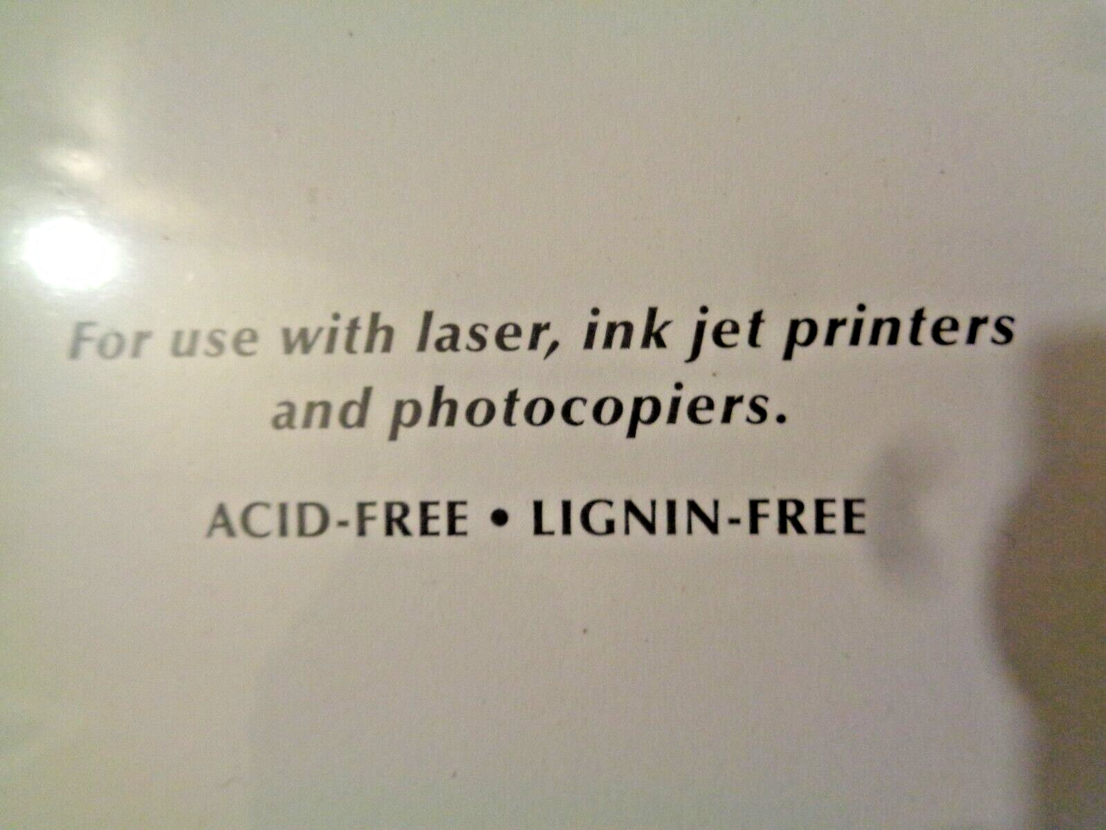 2 Pack of Hallmark Designed Paper for Ink Jet Printer Laser Photocopies Flowers