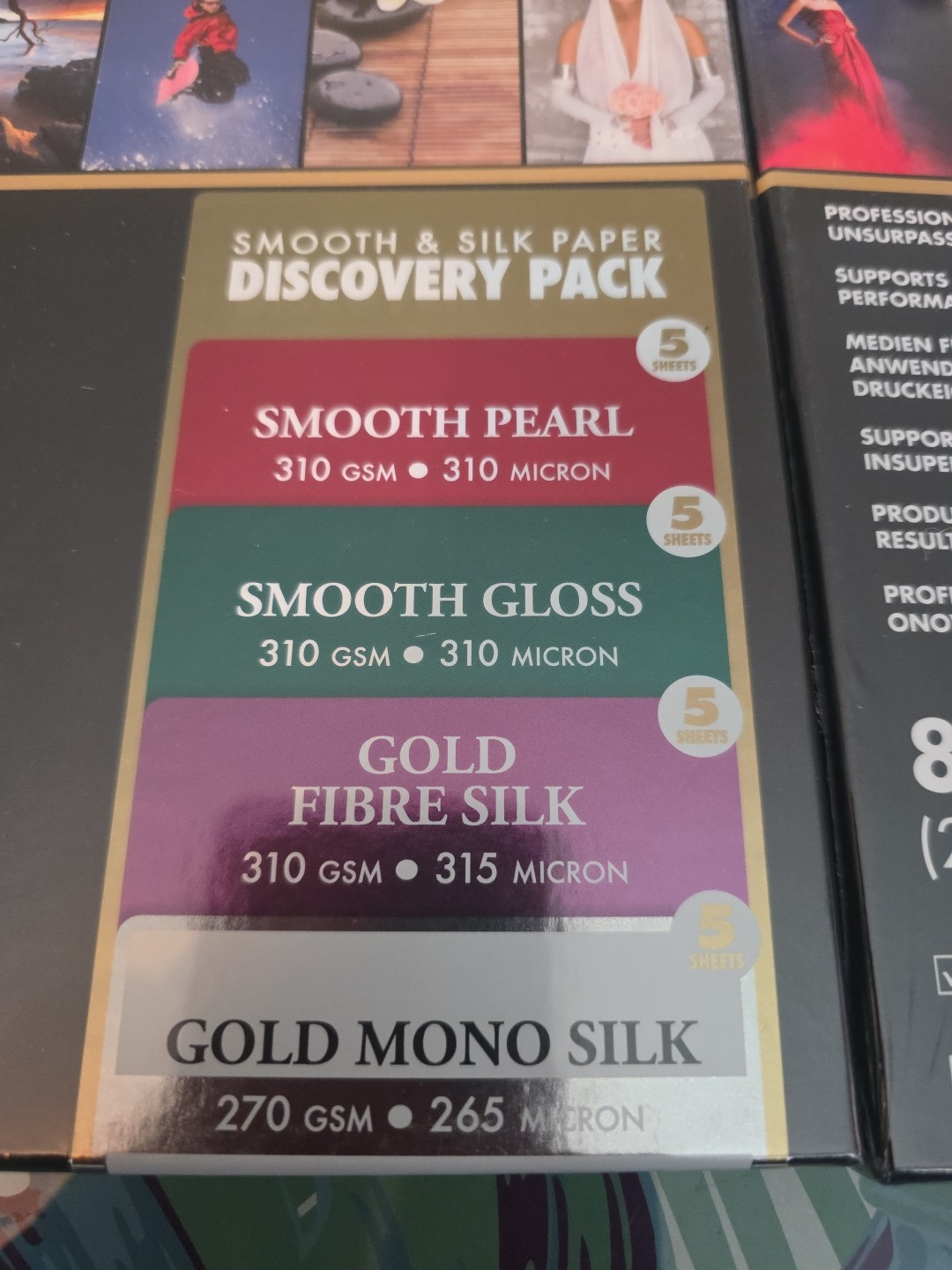 Ilford Galerie Prestige Smooth Pearl 8.5×11 Photo Paper 310gsm Multi Paper Combo