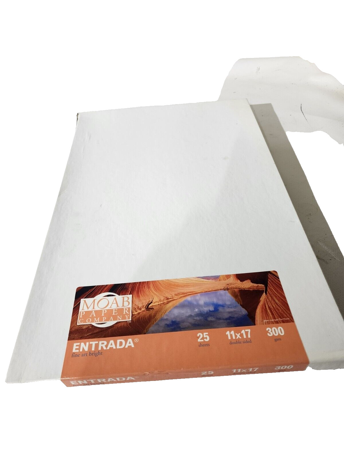 Moab Entrada Rag FineArt 2-Side Natural Matte Inkjet Paper, 11×17″, 25 Sheets