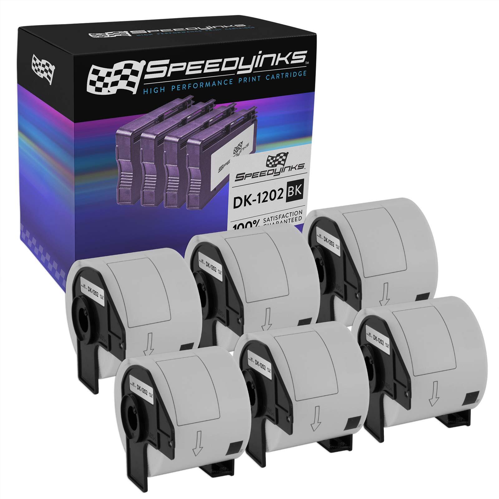 6PK Compatible DK-1202 Shipping Labels – 2.4 in x 3.9 in (62 mm x 100 mm)