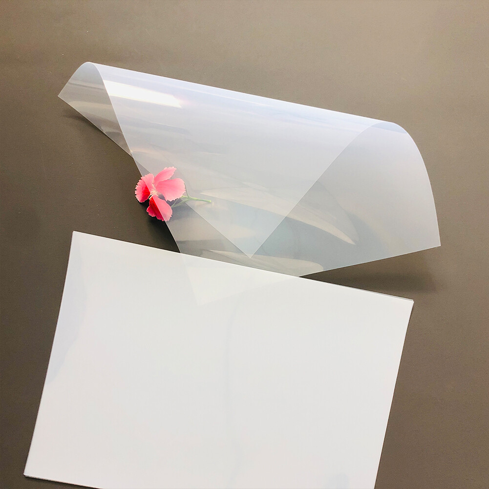 75 Sheets，13×19， Waterproof Inkjet Milky Transparency Screen Printing Film