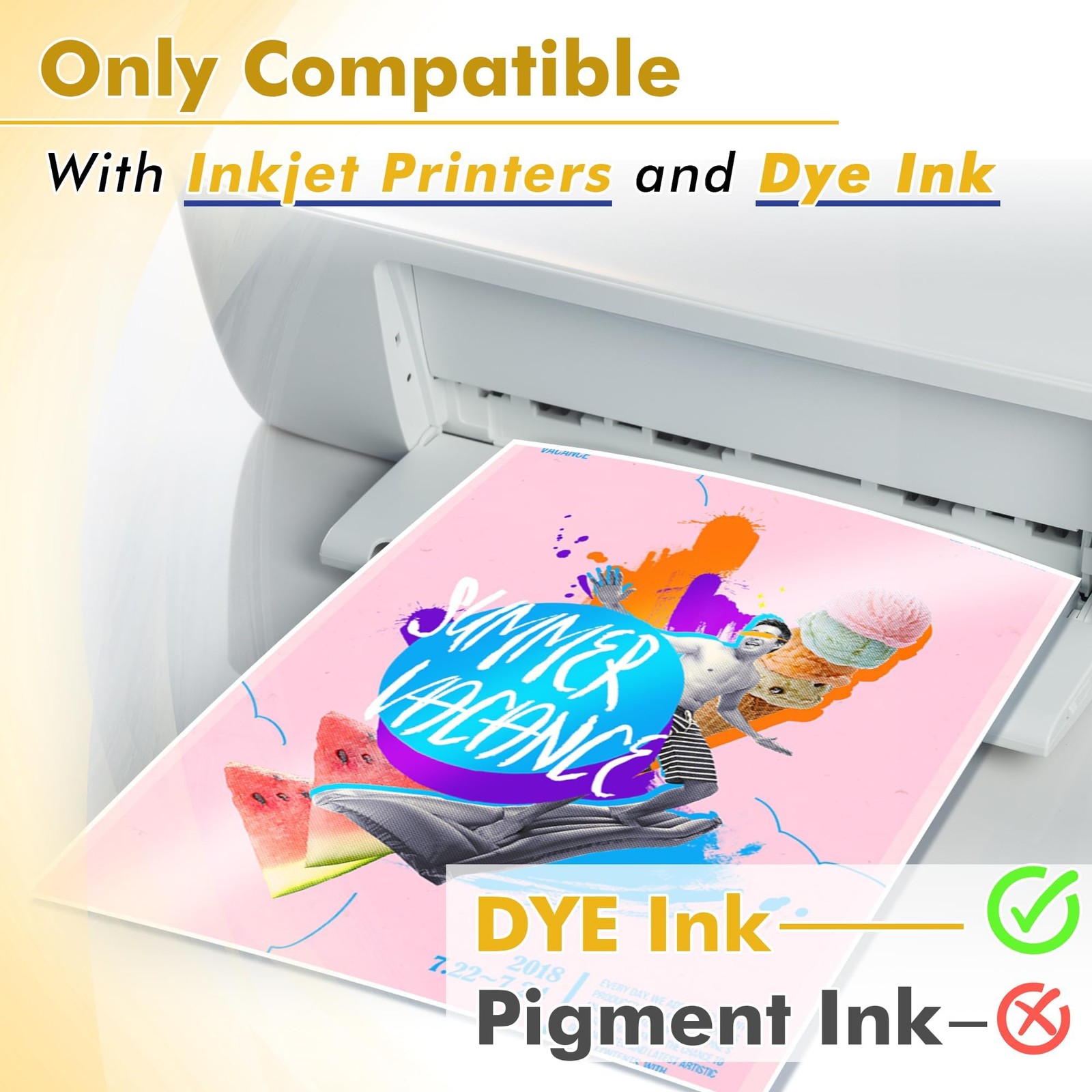 Koala Glossy Thin Inkjet Printer Paper for DIY Chip Bag and Print Brochure Fl…