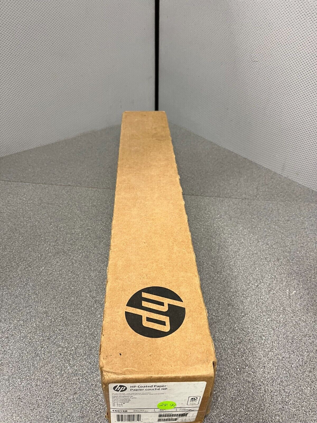 C6019B HP Coated Paper 24”x 150ft, 4.5 mil, 24 lbs, 90 g/m2