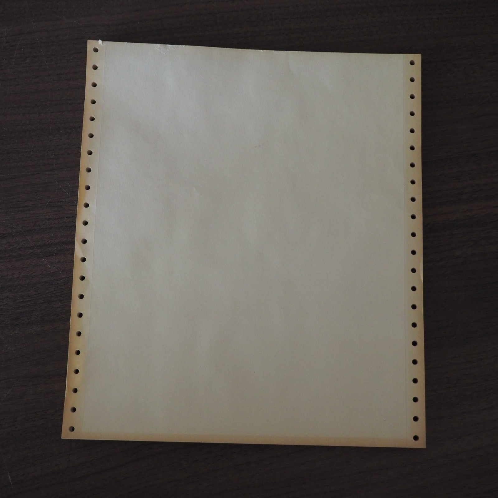 Vintage Continuous Dot Matrix Printer Paper Tractor Feed 8.5×11 40 Sheets NOS