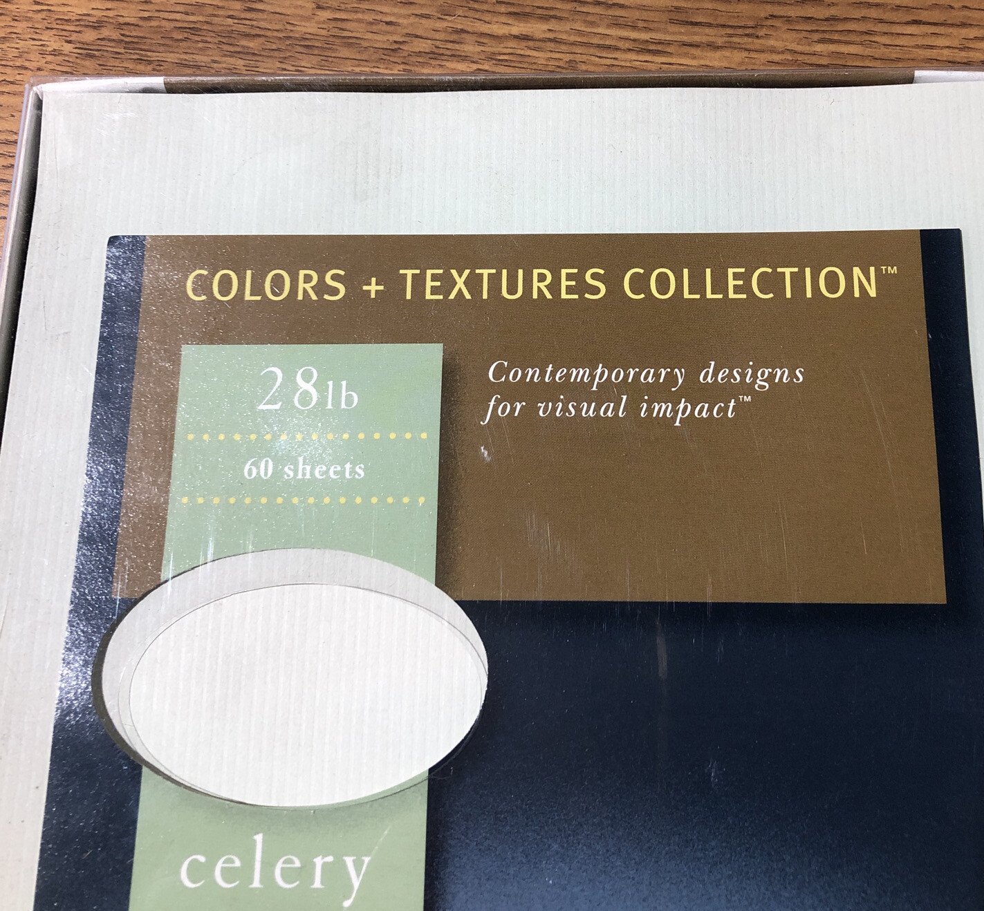 Southworth Textured Linea Paper +Textures Color – Celery 60 Sheets 8 1/2 x 11