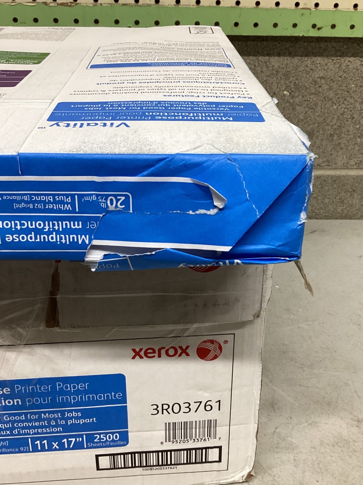 Xerox 3R3761 Vitality Printer Paper, 11×17, White, 5 Packs of 500 Sheets