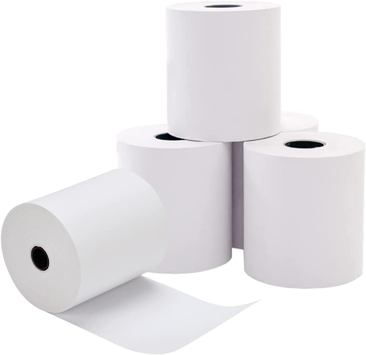 Star SP700 Kitchen Printer Paper (5 Rolls) 3″ x 165′ 1-Ply 5 ROLLS, Black