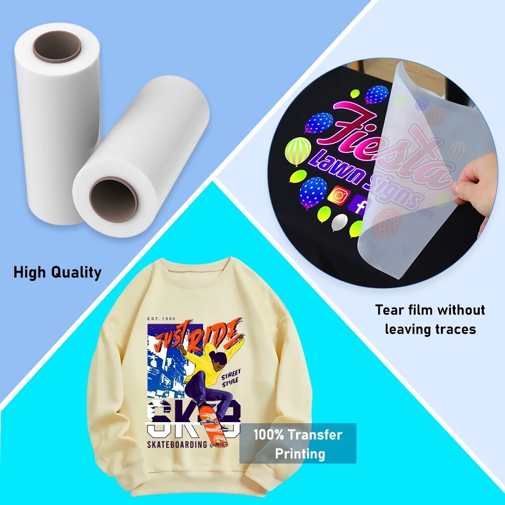 11.81inch Roll Film DTF Transfer Film For Direct Transfer A3 DTF Printer Roll