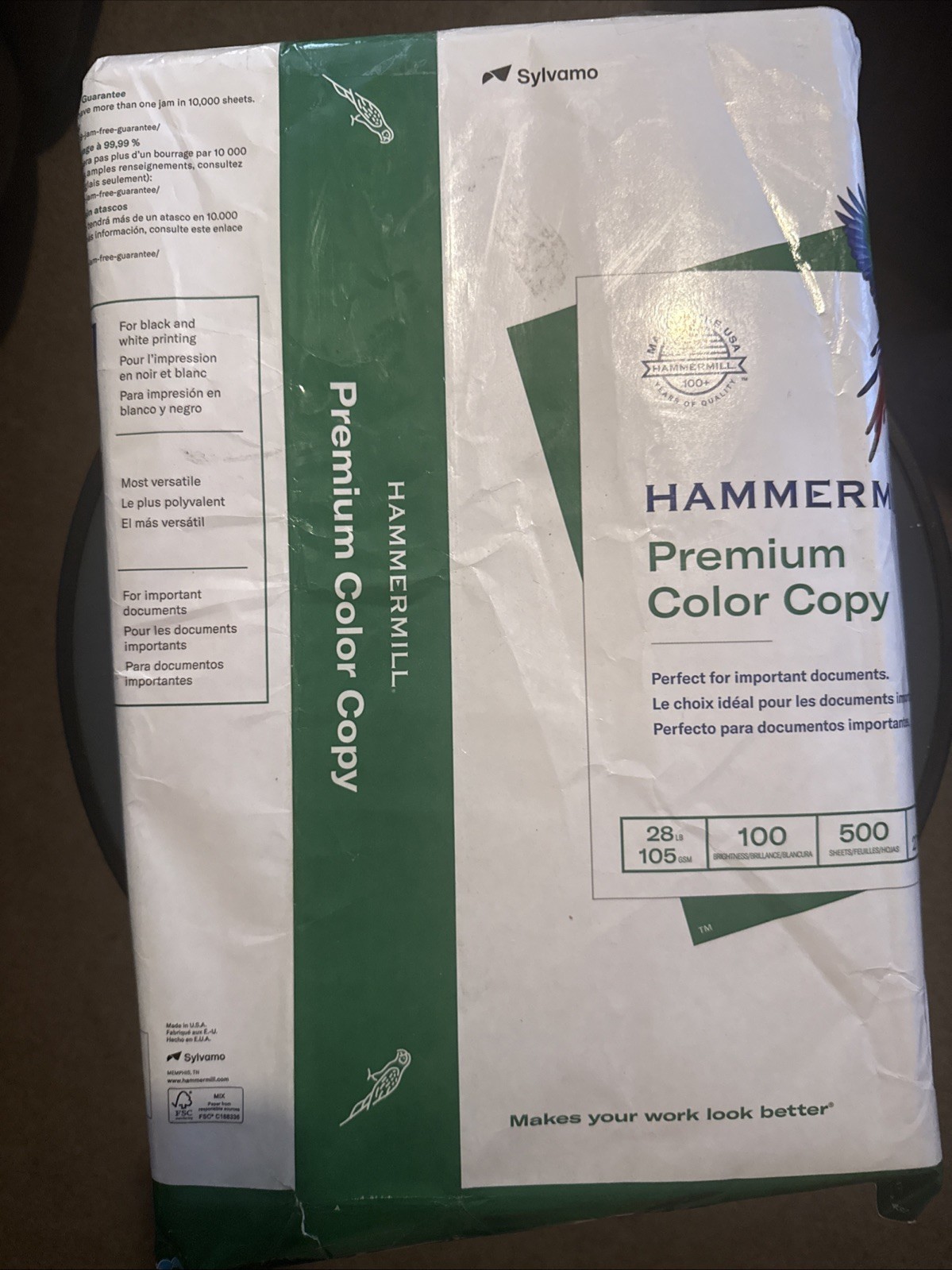 Hammermill Printer Paper, Premium Color 28 lb (102541R), 11 x 17 – 100 Bright