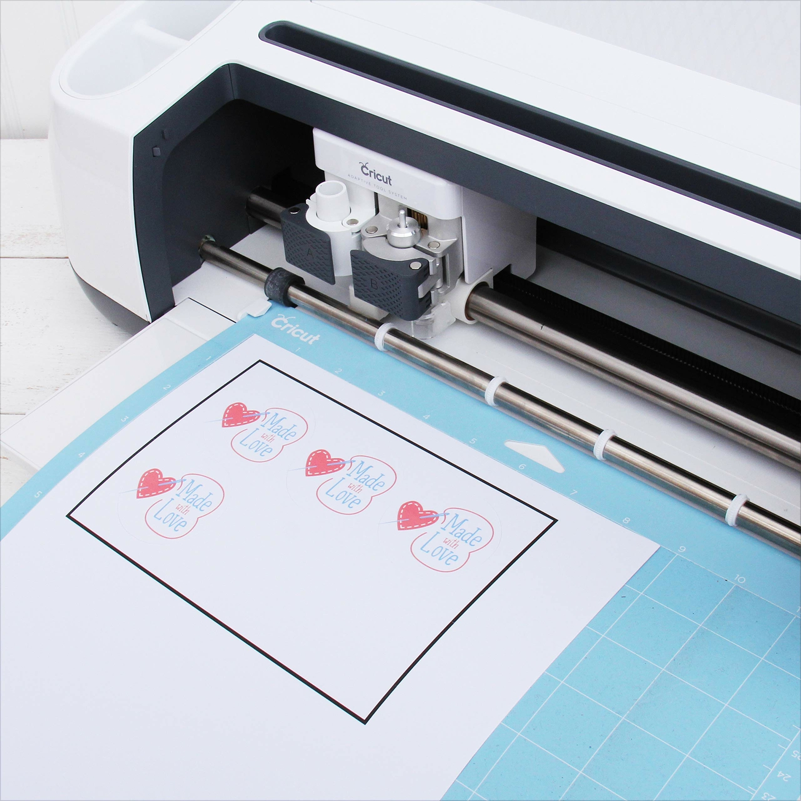 Printable Sticker Vinyl for Inkjet & Laser Printers (Matte) White | Waterproof