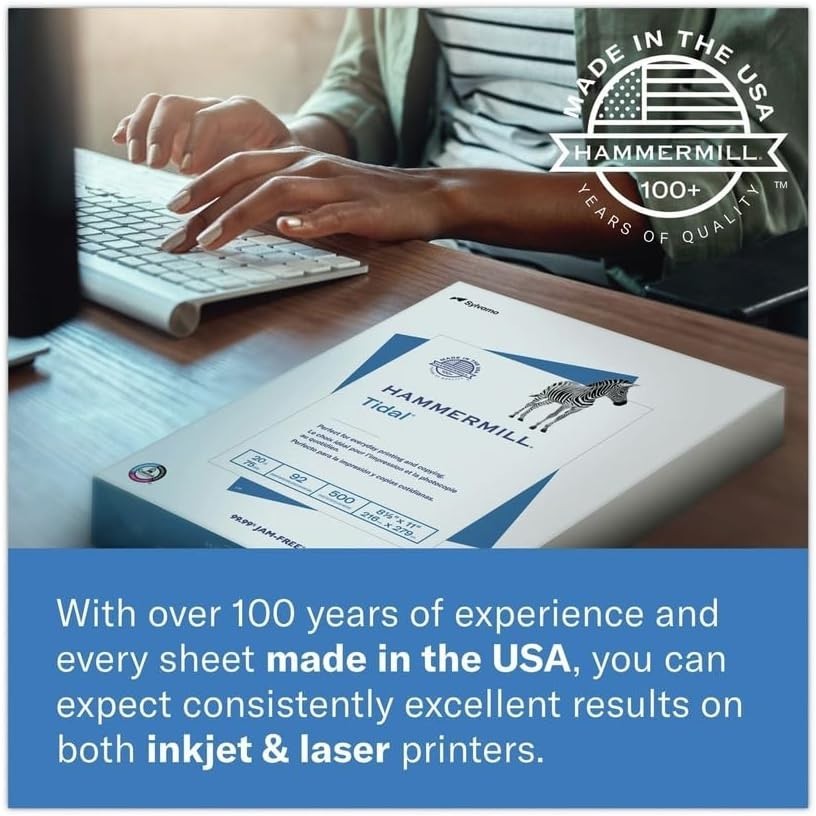 Colored Copy Paper – 8.5 x 11 Inches, 5000 Sheets