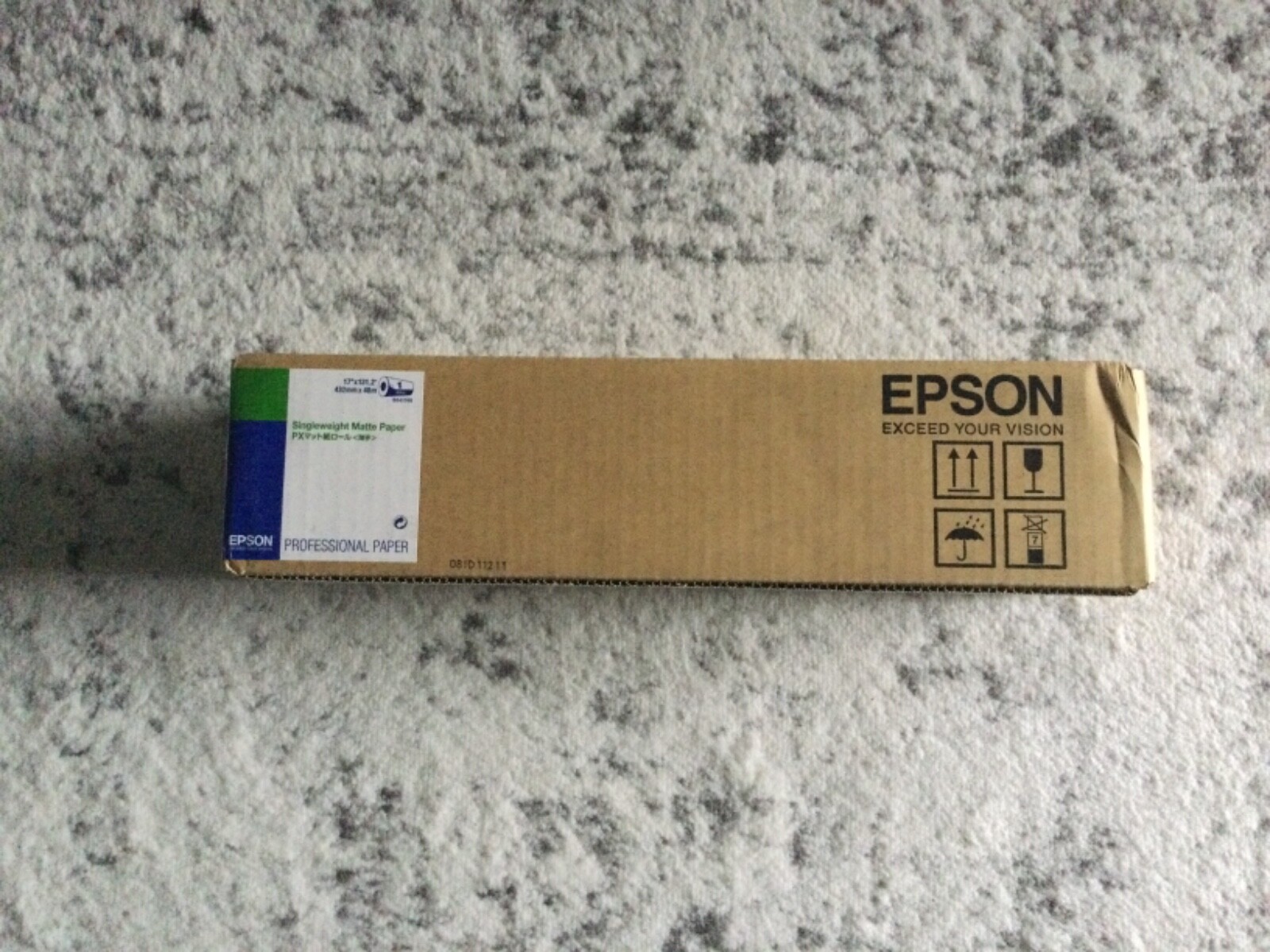 Epson S041746 Singleweight Matte Paper 17″ X 131.2″ (432mm x 40m) (1-Roll)