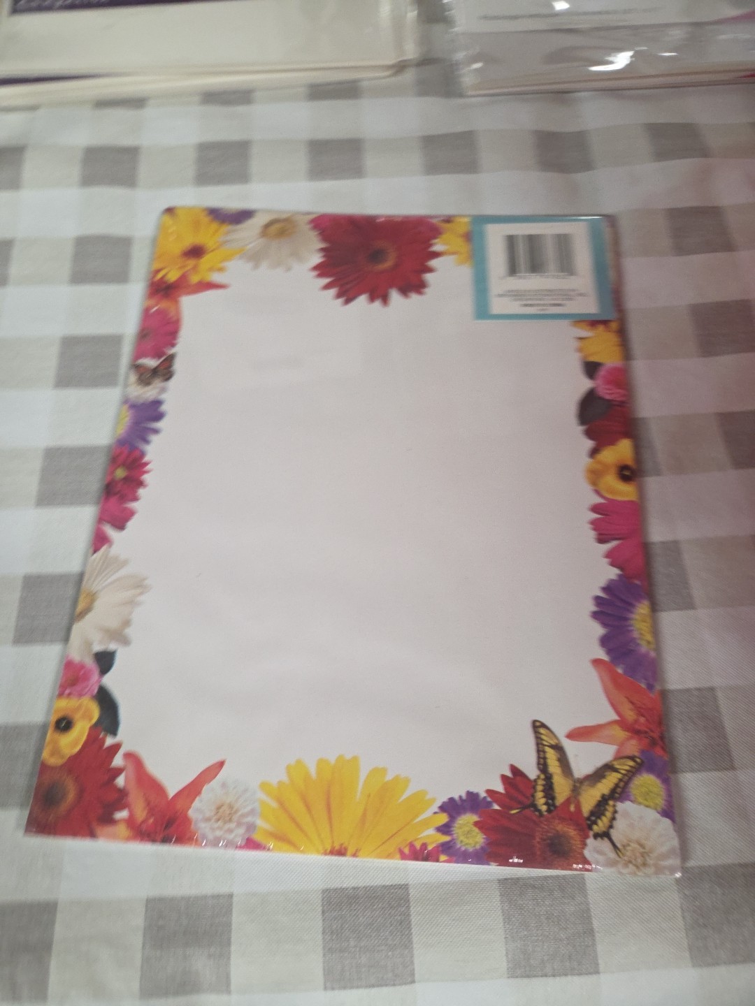 Computer Printer Paper 45 Sheets 8.5″ x 11″ Greenbrier Flowers (PaperA)