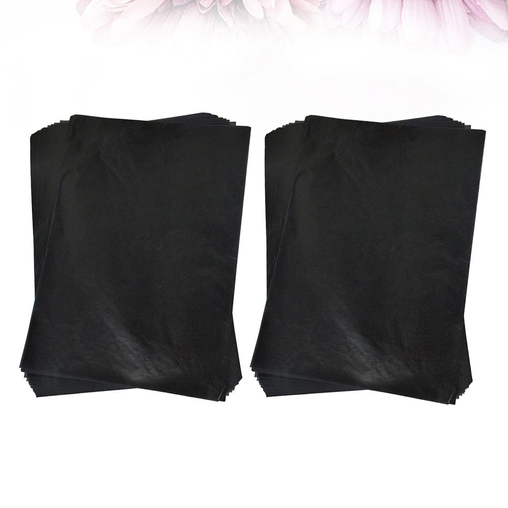 Black Carbon Transfer Paper 200Pcs Tracing Paper for Writing