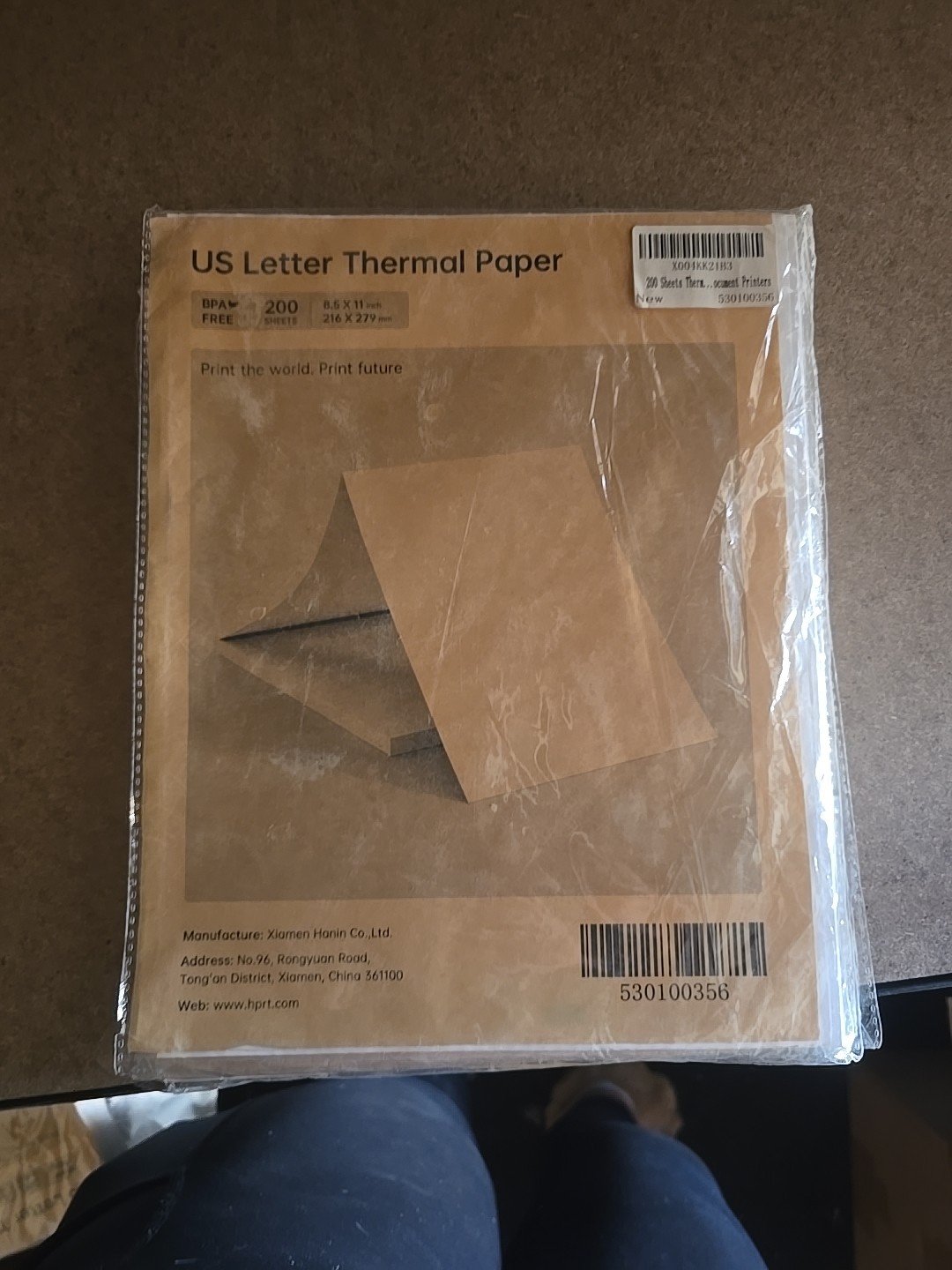 iDPRT Thermal Printer Paper, 200 Sheets US Letter 8.5 x 11 Inch, MT610…