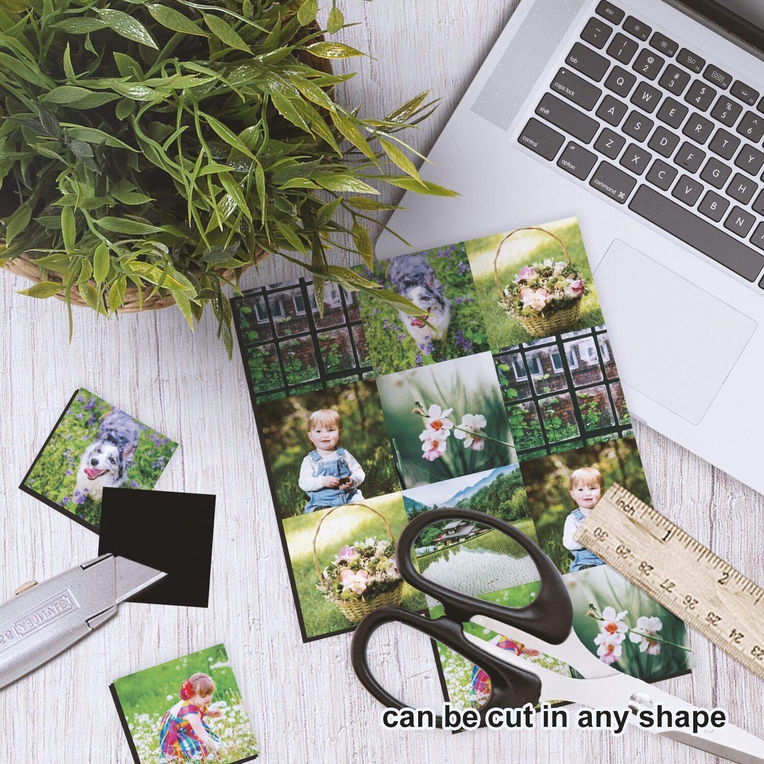 Printable Magnetic Sheets Make Refrigerator Photo Magnet Glossy Print Paper 1…