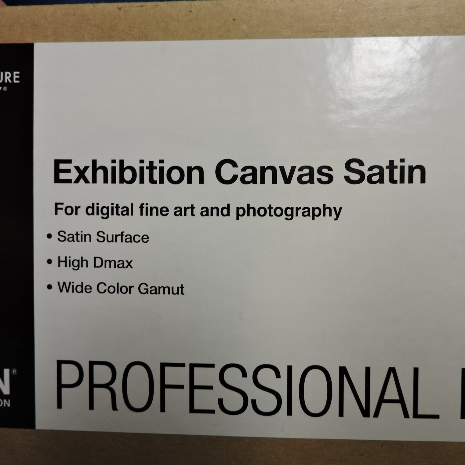 Epson America S045249 17 in. x 40 ft. Exhibition Canvas Satin Paper Roll