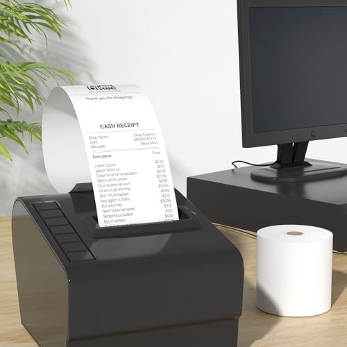 15 Rolls 3 1/8 x 230 Thermal Paper Receipt Rolls 55 GSM Premium Quality Thick