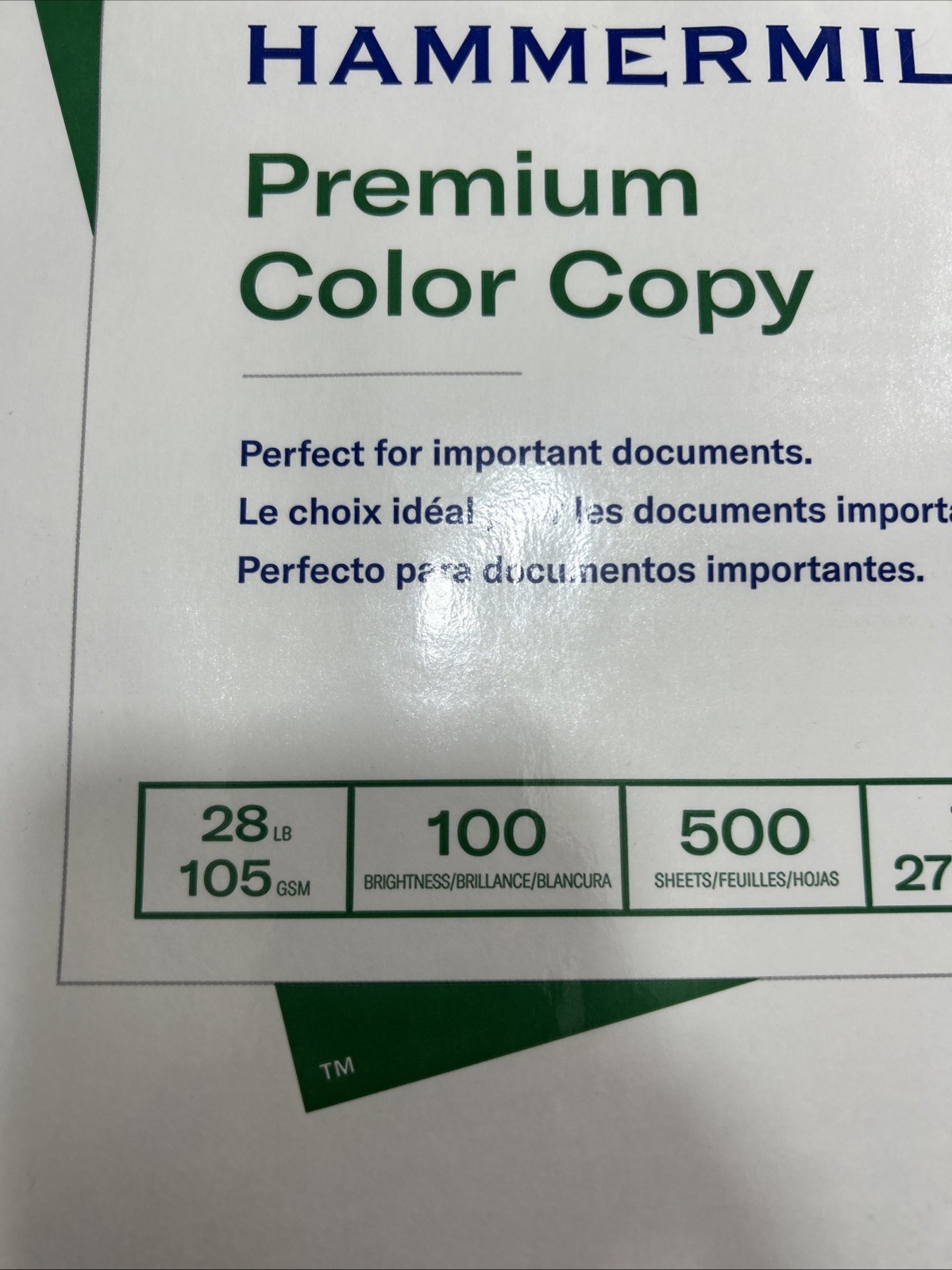 Hammermill Premium Color Copy Paper 28lb 500 Sheets 11×17 Super Bright White
