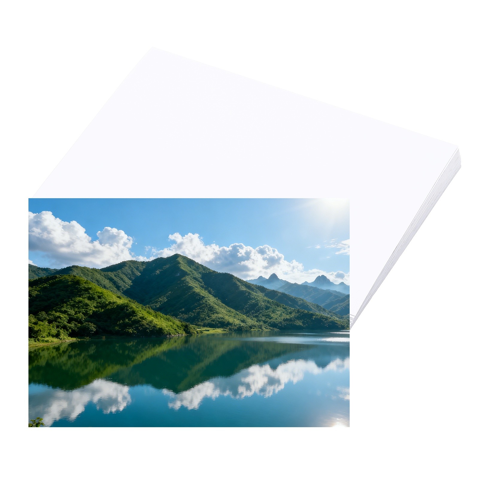 7″x5″ RC Satin Photo Paper, 25 Sheets Inkjet Photo Paper 260GSM Resin Coated
