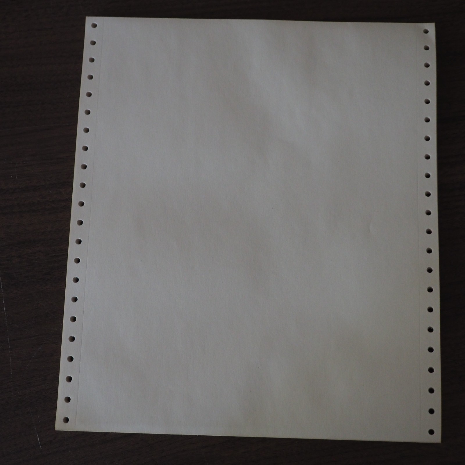 Vintage Continuous Dot Matrix Printer Paper Tractor Feed 8.5×11 40 Sheets NOS