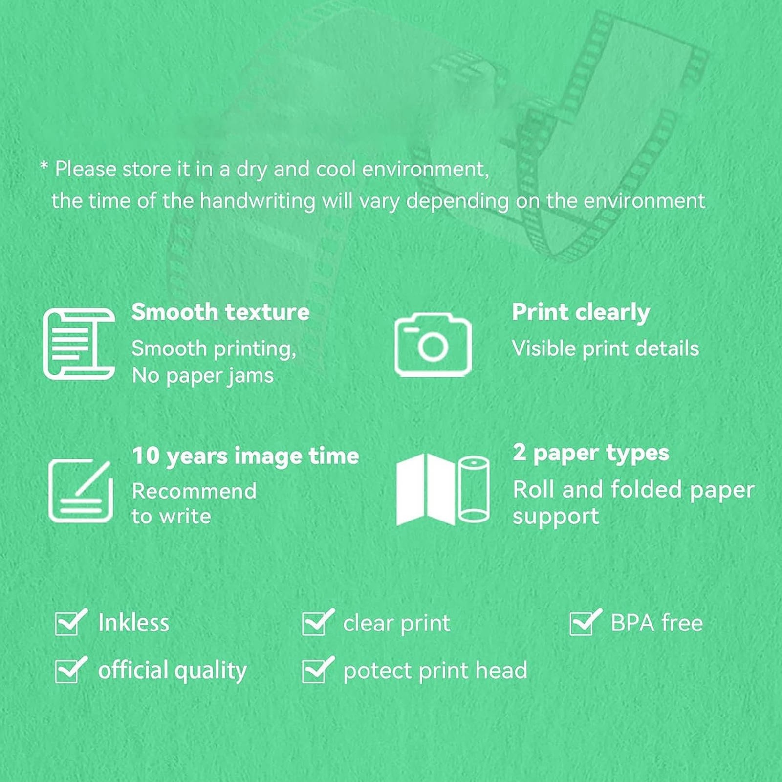 Roll A4 Thermal Printer Paper Smooth Refill Print For Invoices Excellent