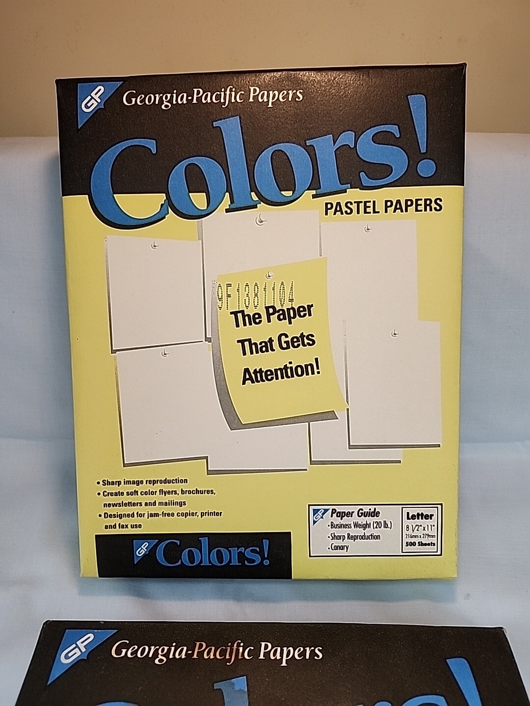 Georgia Pacific Colors Pastel Printer Paper 8 1/2″ x 11″ 20lb CANARY YELLOW