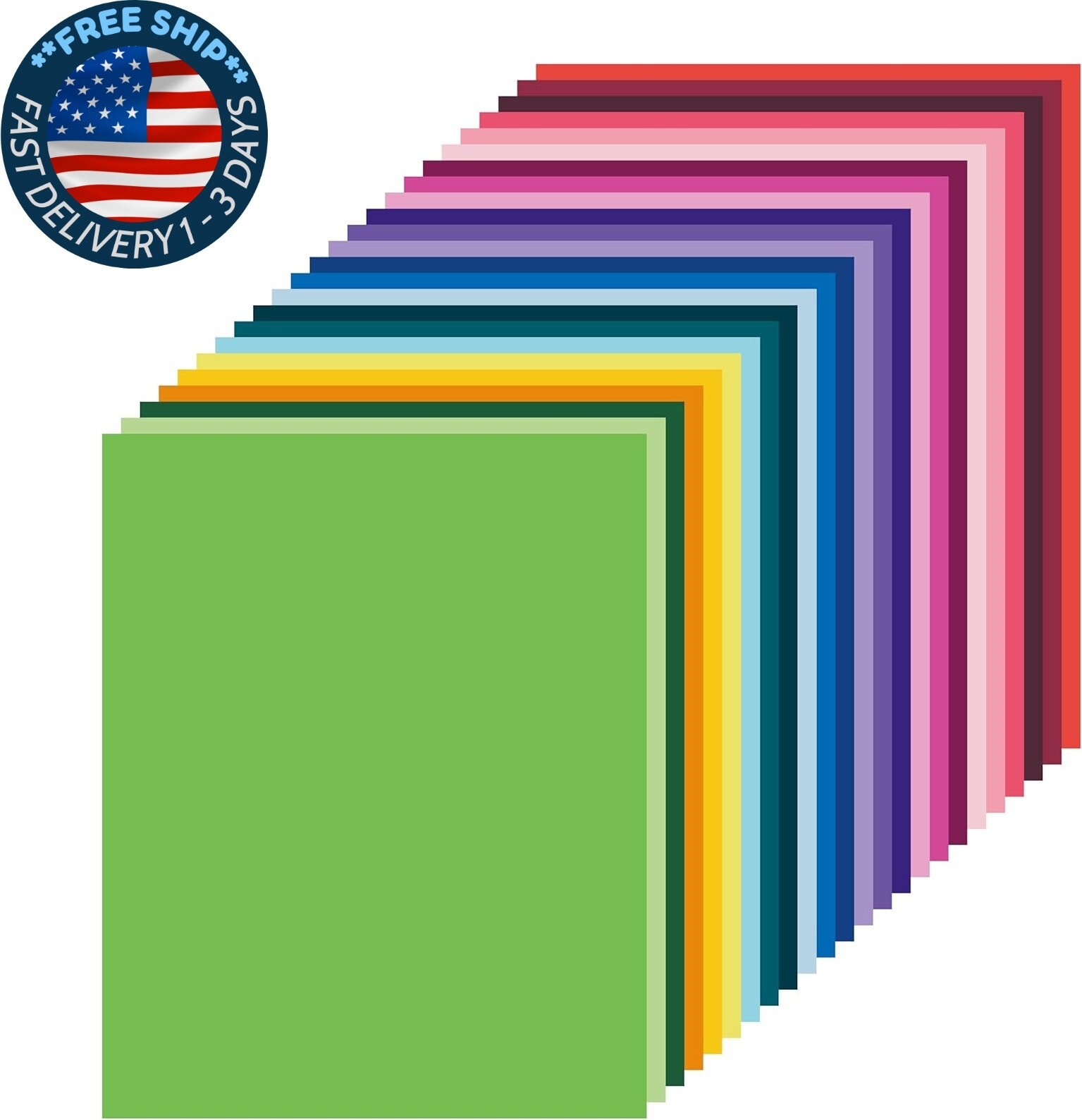 120 hojas de papel de impresora de cartulina de colores, 120 g/m², 32 lb