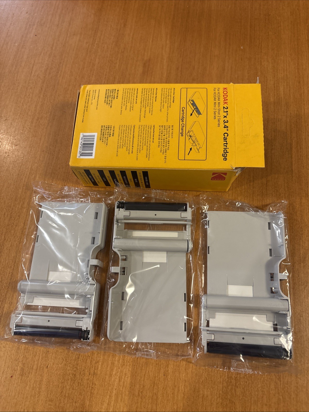 Kodak Cartridge 2.1 X 3.4 30 Sheets For Kodak Mini Shot 2 Series Open Box