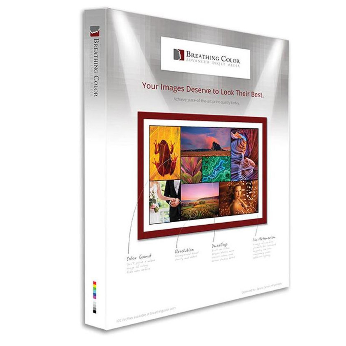 Breathing Color Optica One, Bright White, Matte, Fine Art Inkjet Paper, 15.4 mil