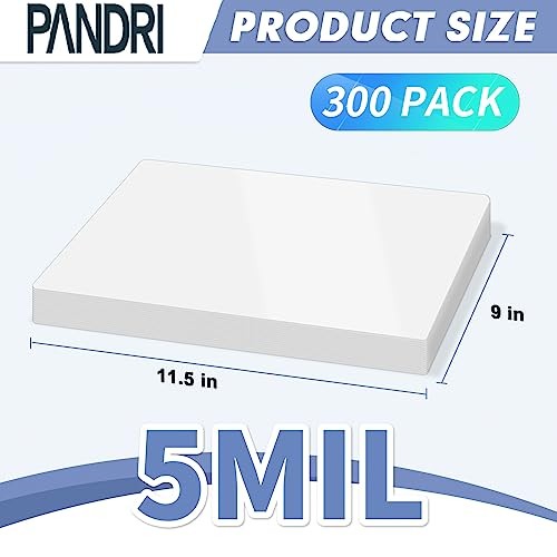 Laminating Sheets, Thermal Laminator Pouches Holds 8.5 x 11 Inch, 5 300 Pack