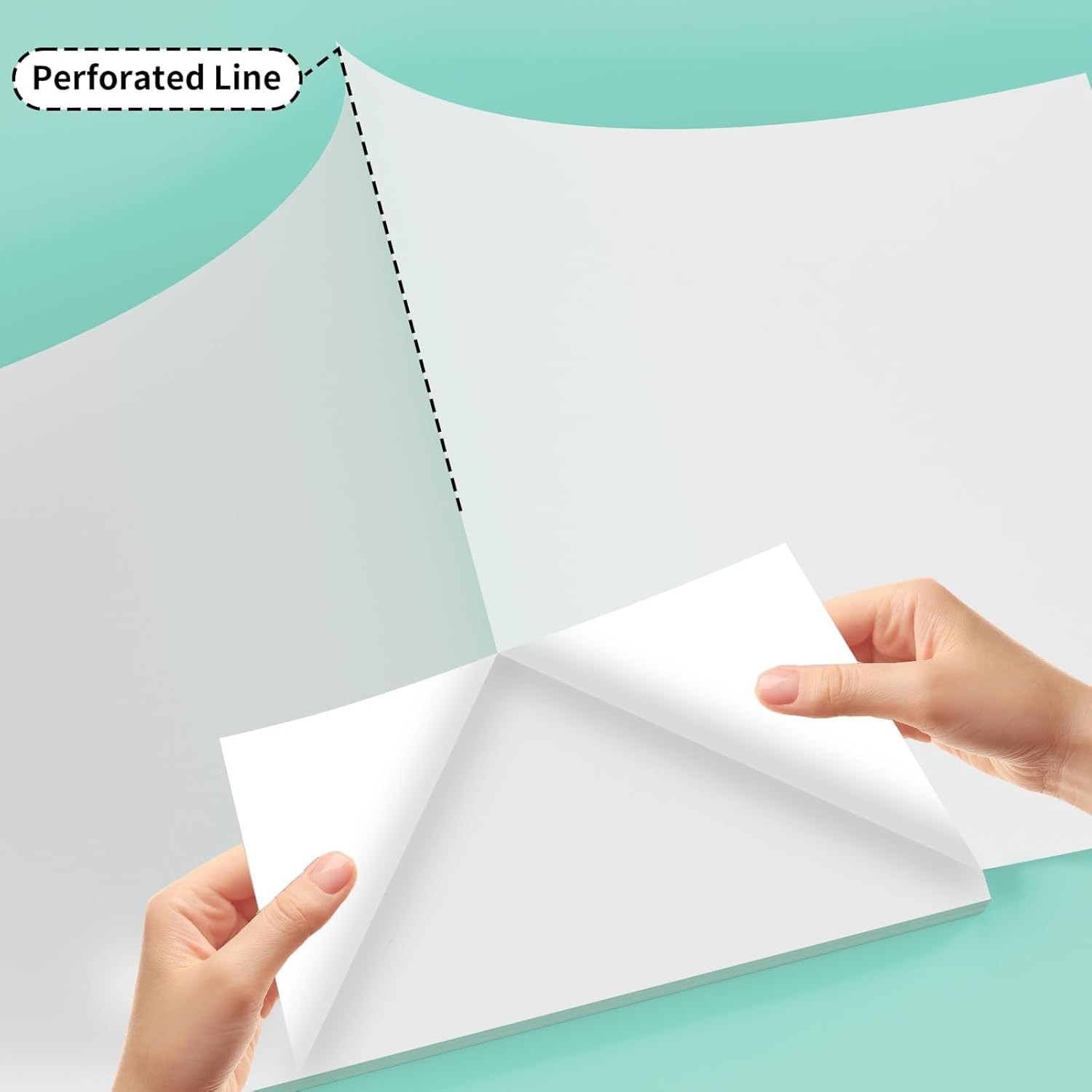 100 Sheets Thermal Printer Paper 8.5 X 11 Inch US Letter Size Thermal Paper