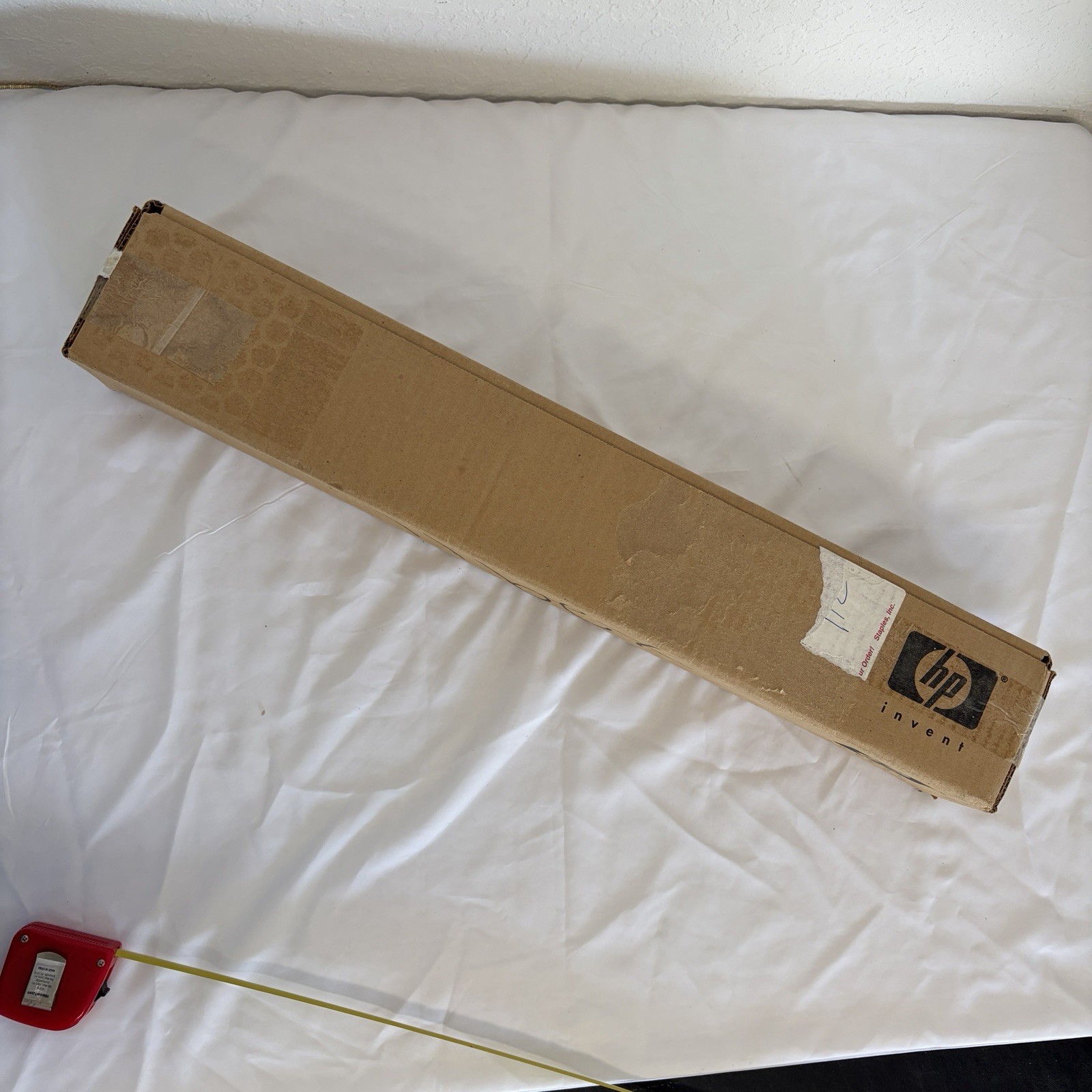 HP Bright White Inkjet Paper C1860A 24in x 150ft made in Austria, office, print