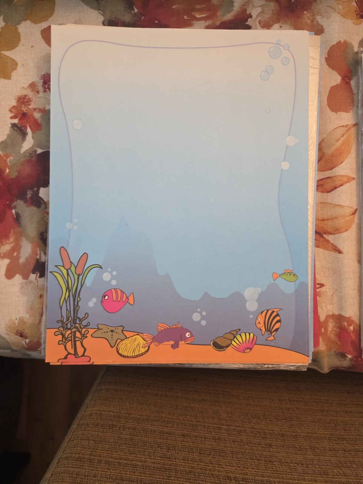 LOT of Decorative Computer Paper Open/Partial Packs And Sheets.