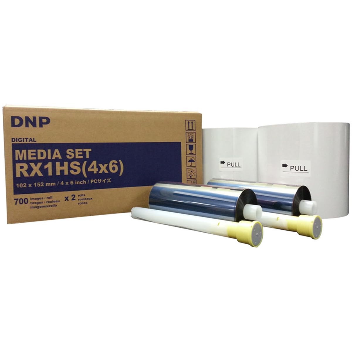 DNP 4×6 Print Media DS-RX1HS Dye Sublimation Printer 700 Prints 2 Roll