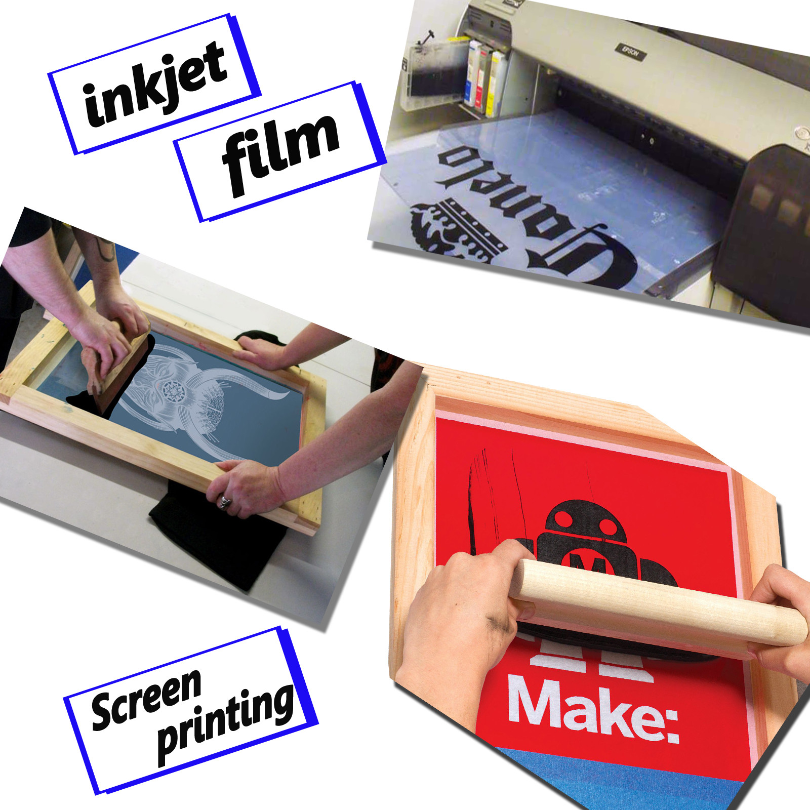 11×17，100 sheets，Waterproof Inkjet Instant-Dry Transparency Film Screen Printing