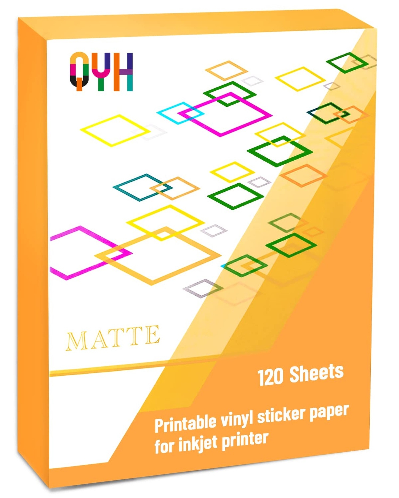 QYH Premium Printable Vinyl for Inkjet Printer-120 Matte Waterproof Sticker P…