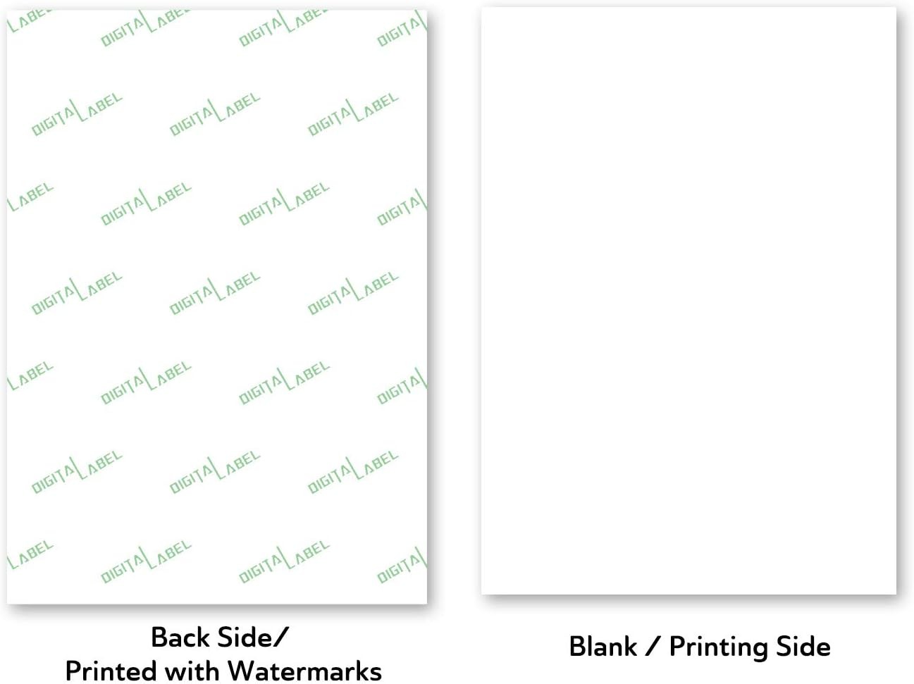 Koala Printable Clear Sticker Paper – ONLY for LASER 8.5×11 Inch,